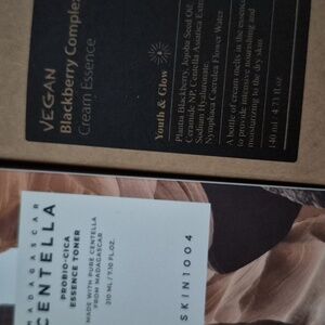 Mary & May Vegan Cream Essence and Skin1004 Centella Essence Toner Set